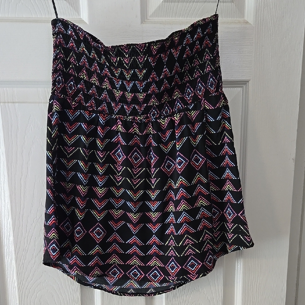 Roxy Multicolor Geometric Pattern Dress - Picture 4 of 5